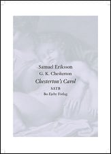 Chesterton's Carol SATB choral sheet music cover